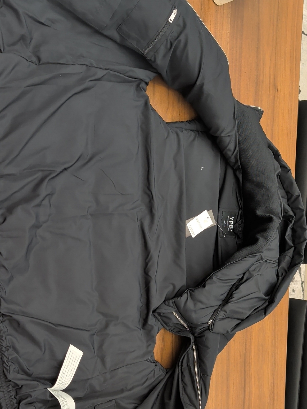 YBD Women's Black Puffer Coat with Hood